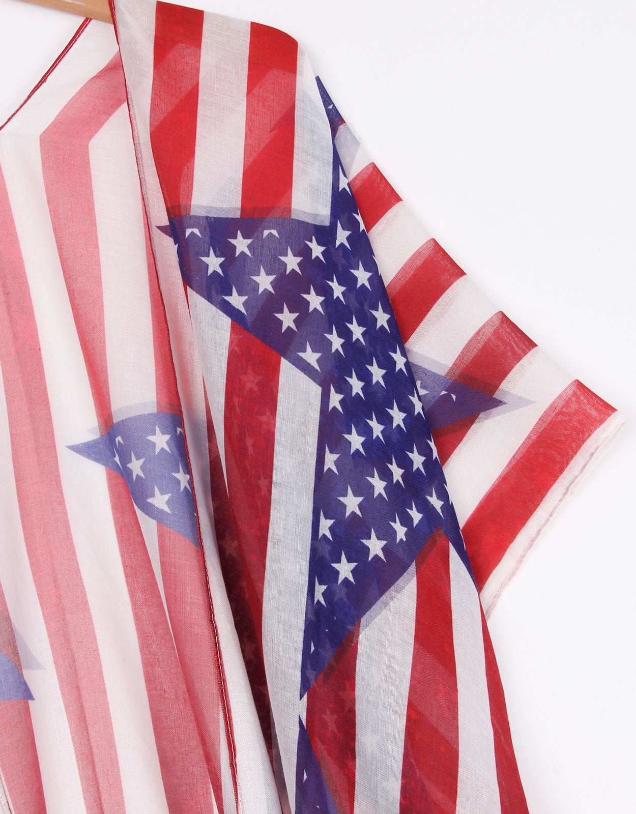 Flag Cardigan Swimsuit Kimono Cover-up
