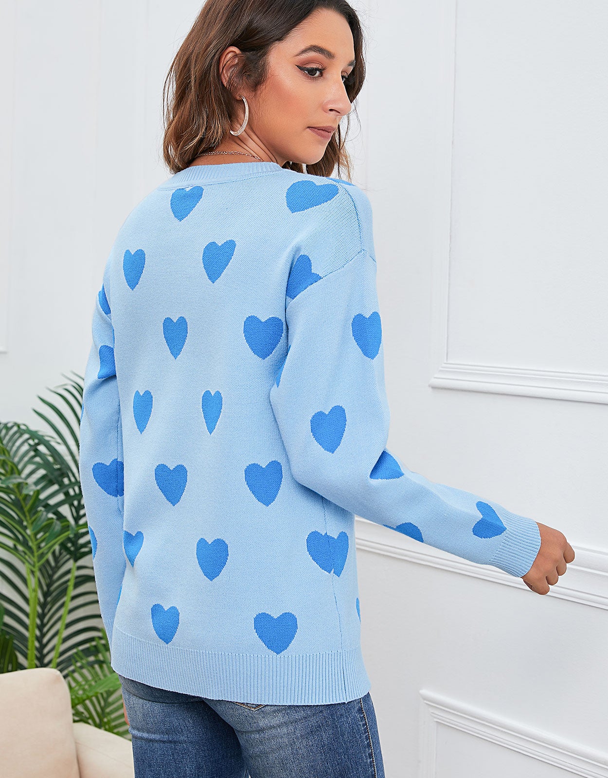 Casual Heart Sweater