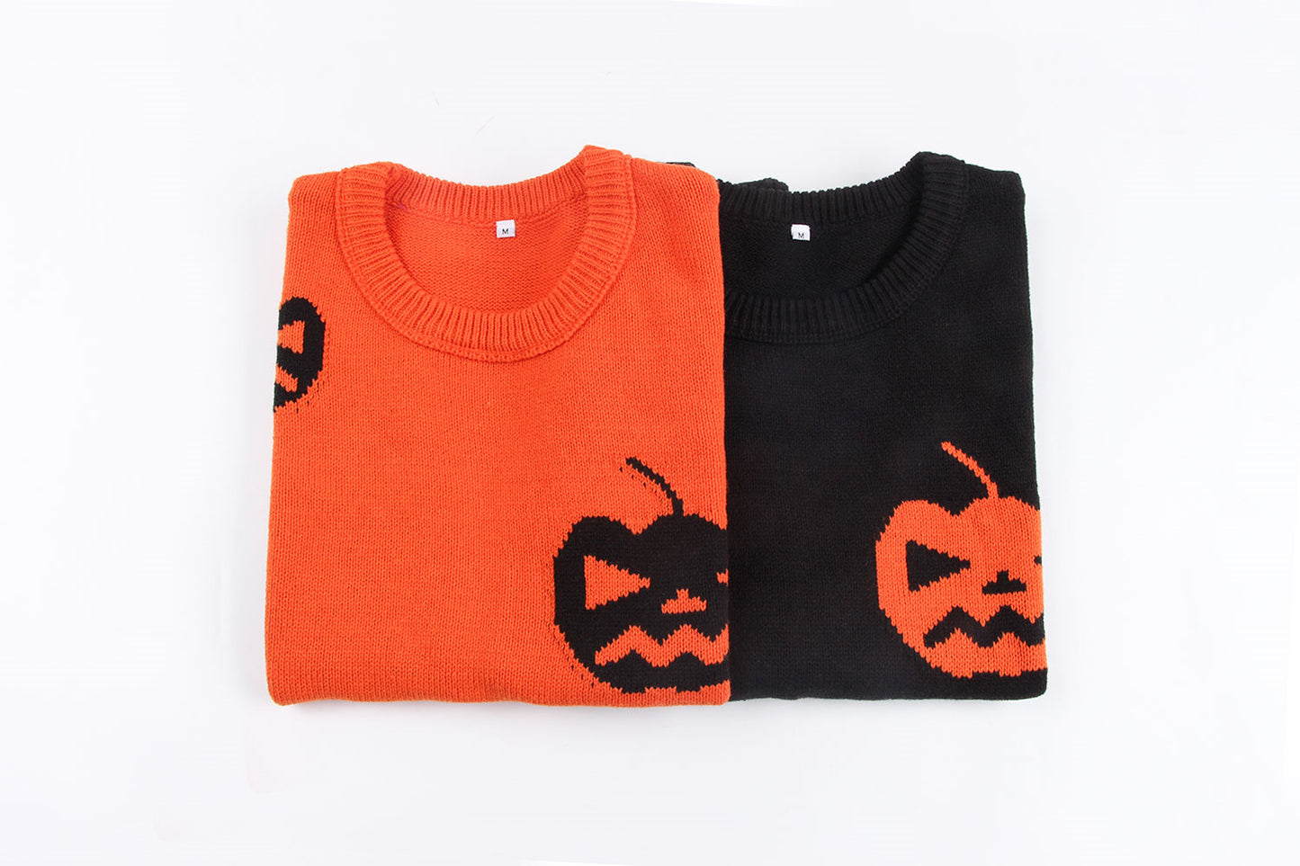 Halloween Sleeveless Round Neck Pumpkin Sweater