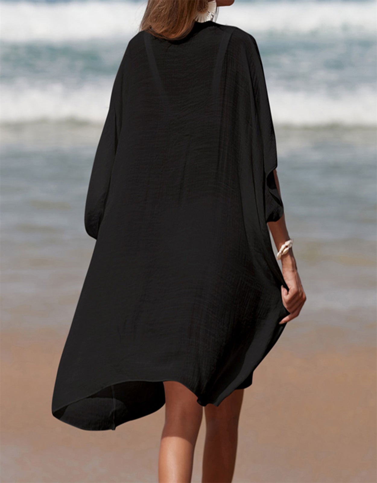 Women's loose sun-proof sexy beach cover-up