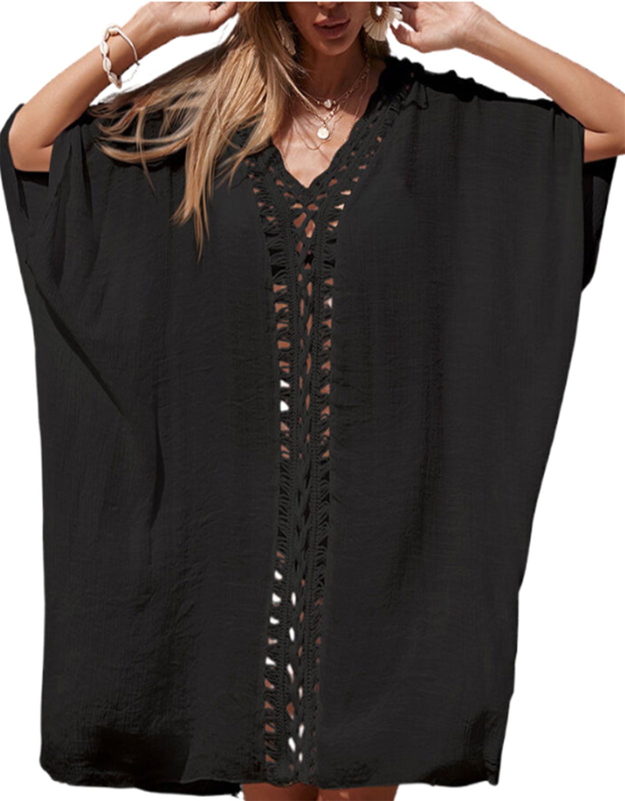 Women's loose sun-proof sexy beach cover-up