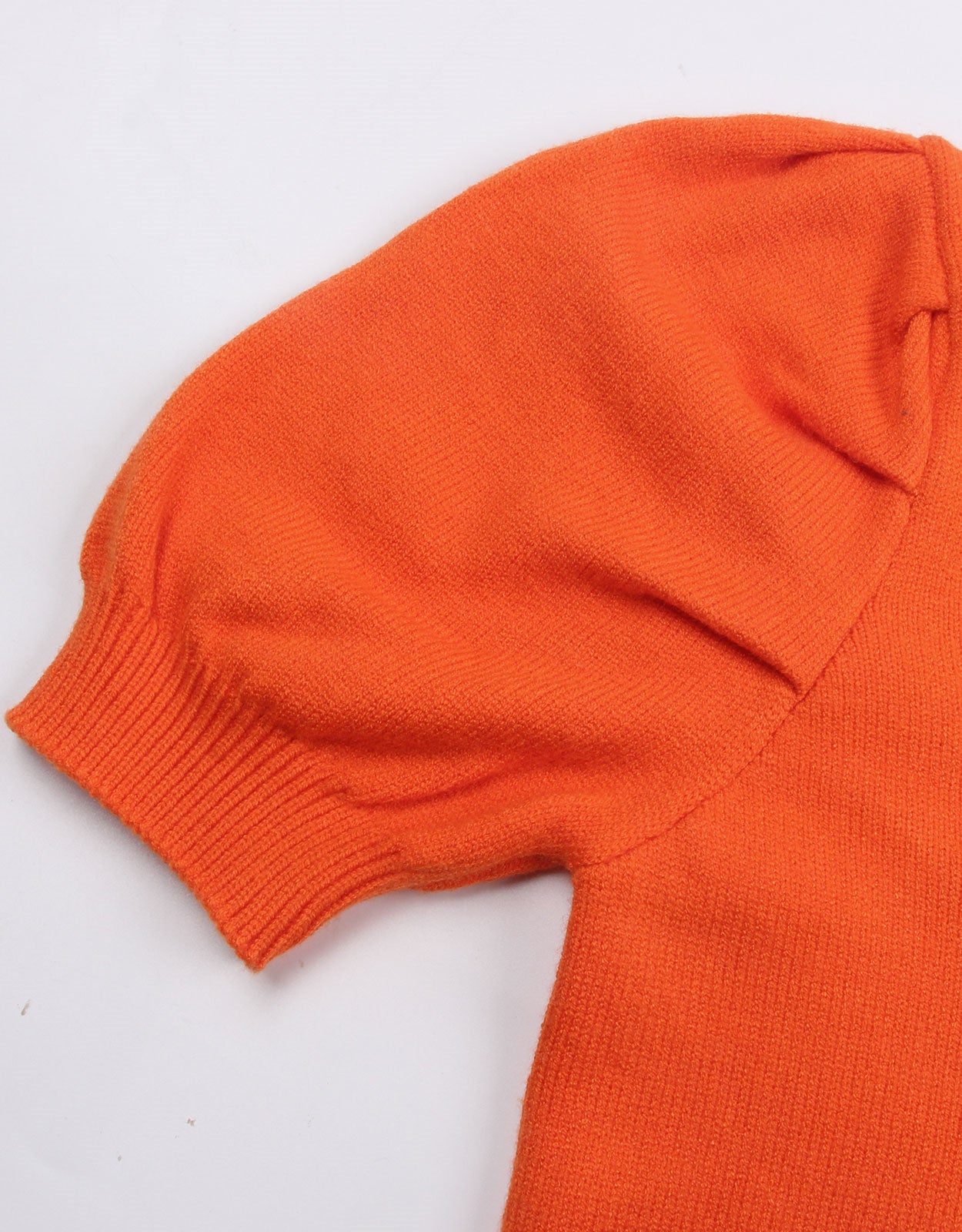 Halloween Pumpkin Smiley Short Sleeve Sweater