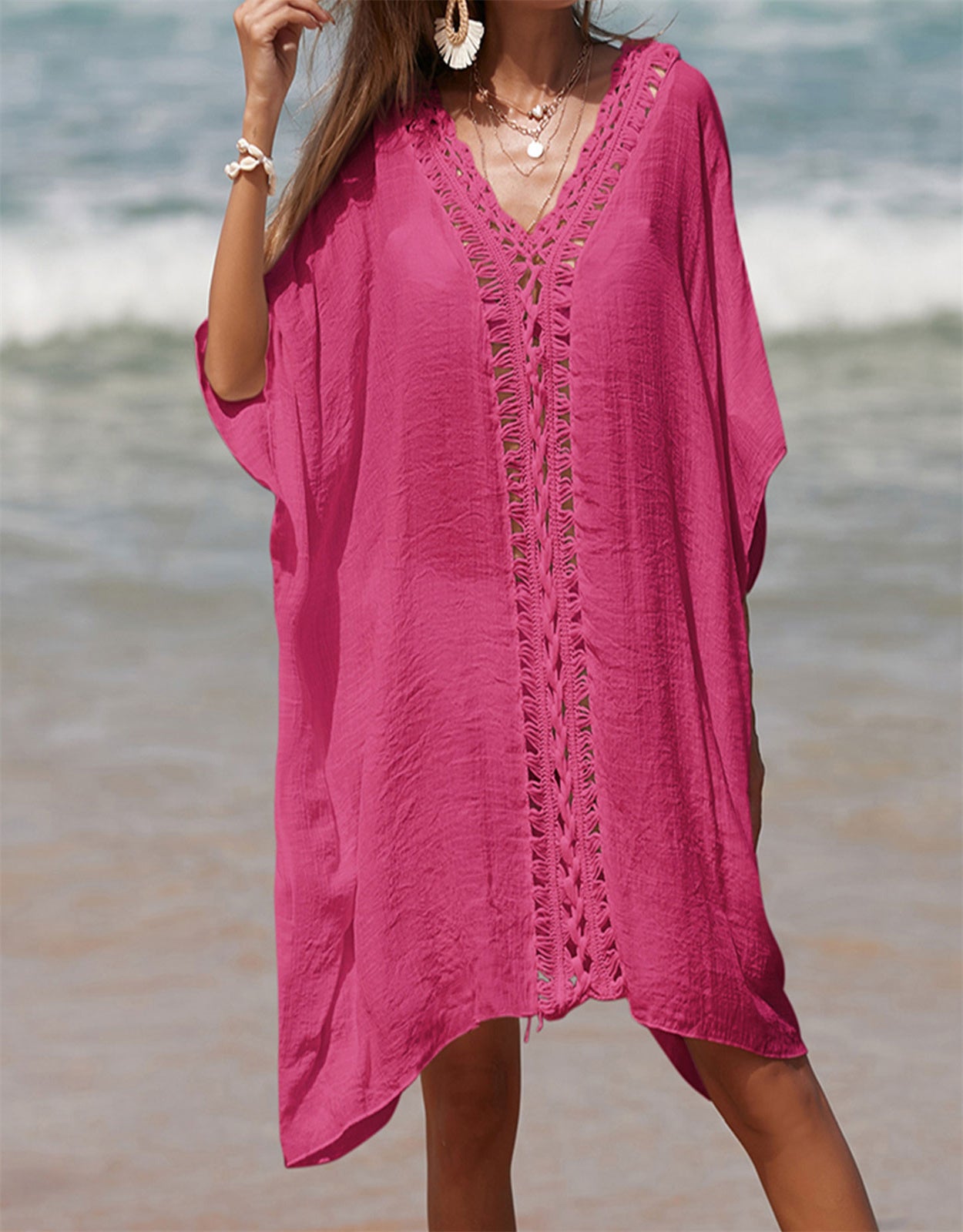 Women's Loose Lightweight Sexy Beach Cover-up