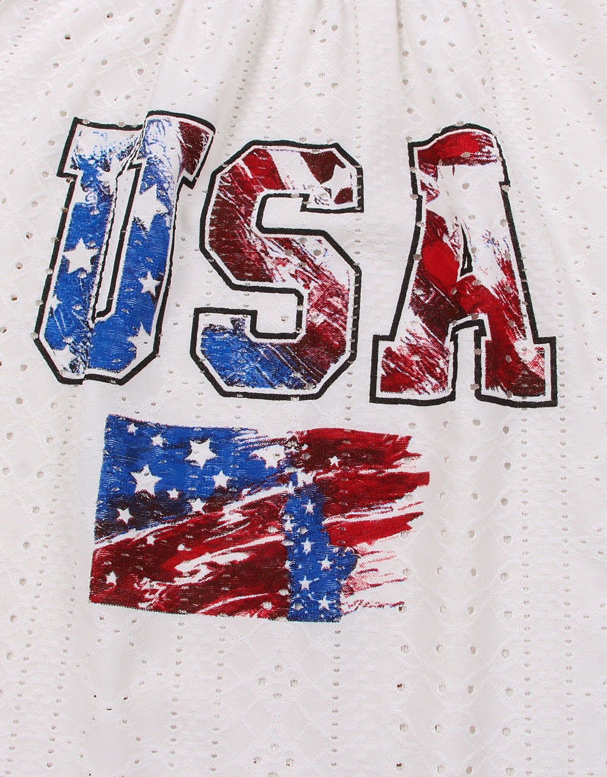 USA Flag Vest Light Dress Cover-up
