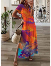 Load image into Gallery viewer, V Neck Summer Dress for Women
