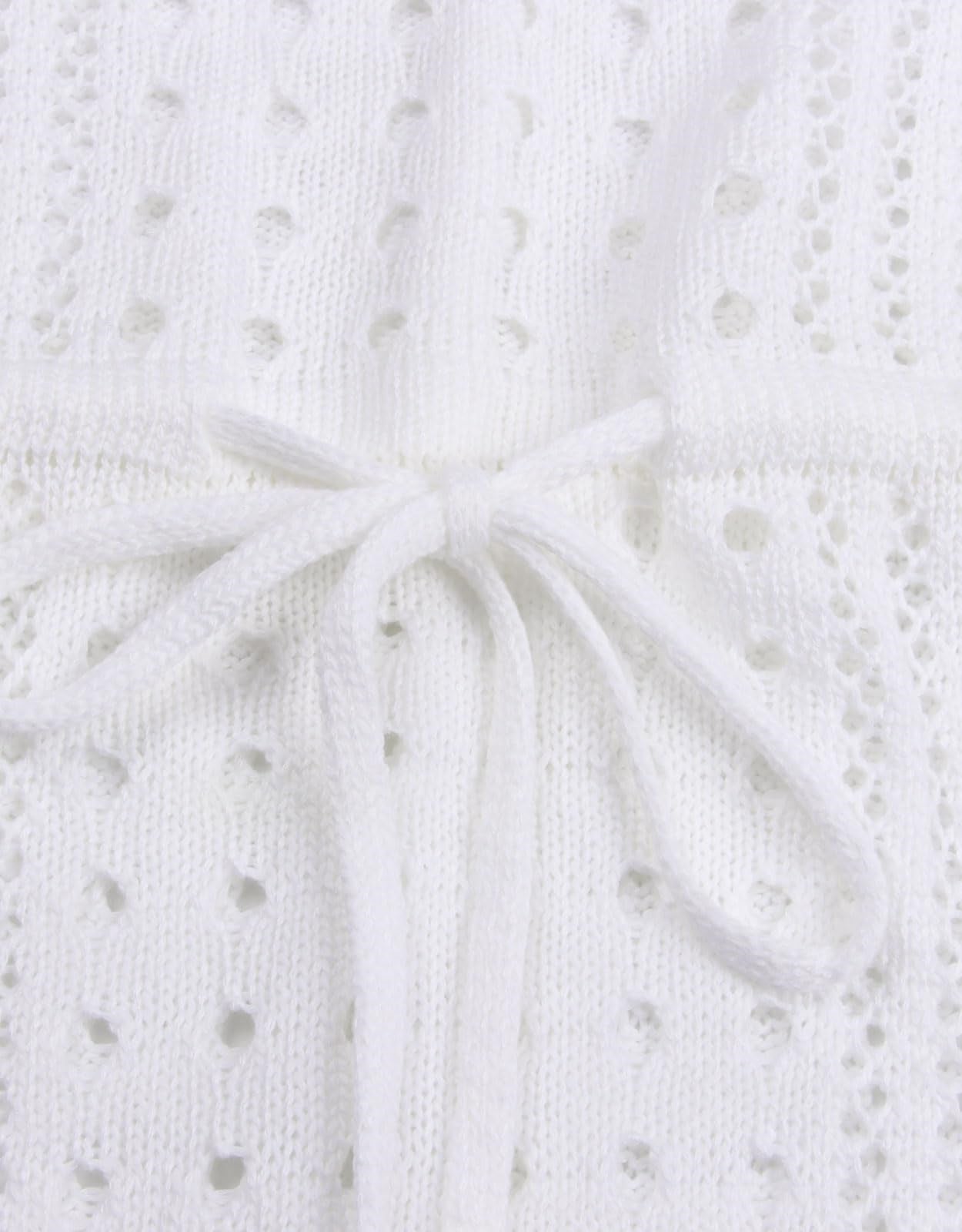 Women's Sleeveless Side Slit Hollow Out Crochet Coverup Long Dress Cover Up