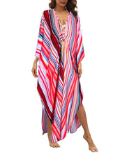 Load image into Gallery viewer, V Neck Tie Dye Print Long Dress
