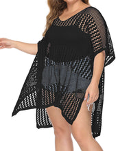 Load image into Gallery viewer, Plus Size See-through Crochet Beach Dresses
