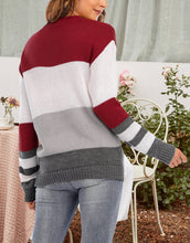 Load image into Gallery viewer, Casual Colorblock Sweater. Inspiring Street Style
