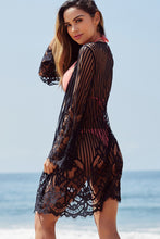 Load image into Gallery viewer, Lace Cardigan Floral Crochet Sheer Cover Ups
