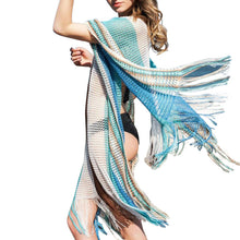 Load image into Gallery viewer, See-through Colorblock Crochet Beach Dresses
