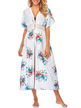 Load image into Gallery viewer, Butterfly Floral Print Cover-Up Kimono
