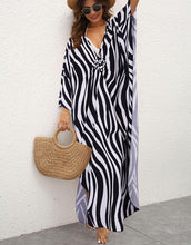 Load image into Gallery viewer, Zebra Stripes Beach Dresses
