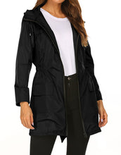 Load image into Gallery viewer, Raincoats Lightweight Drawstrng Hooded Jacket

