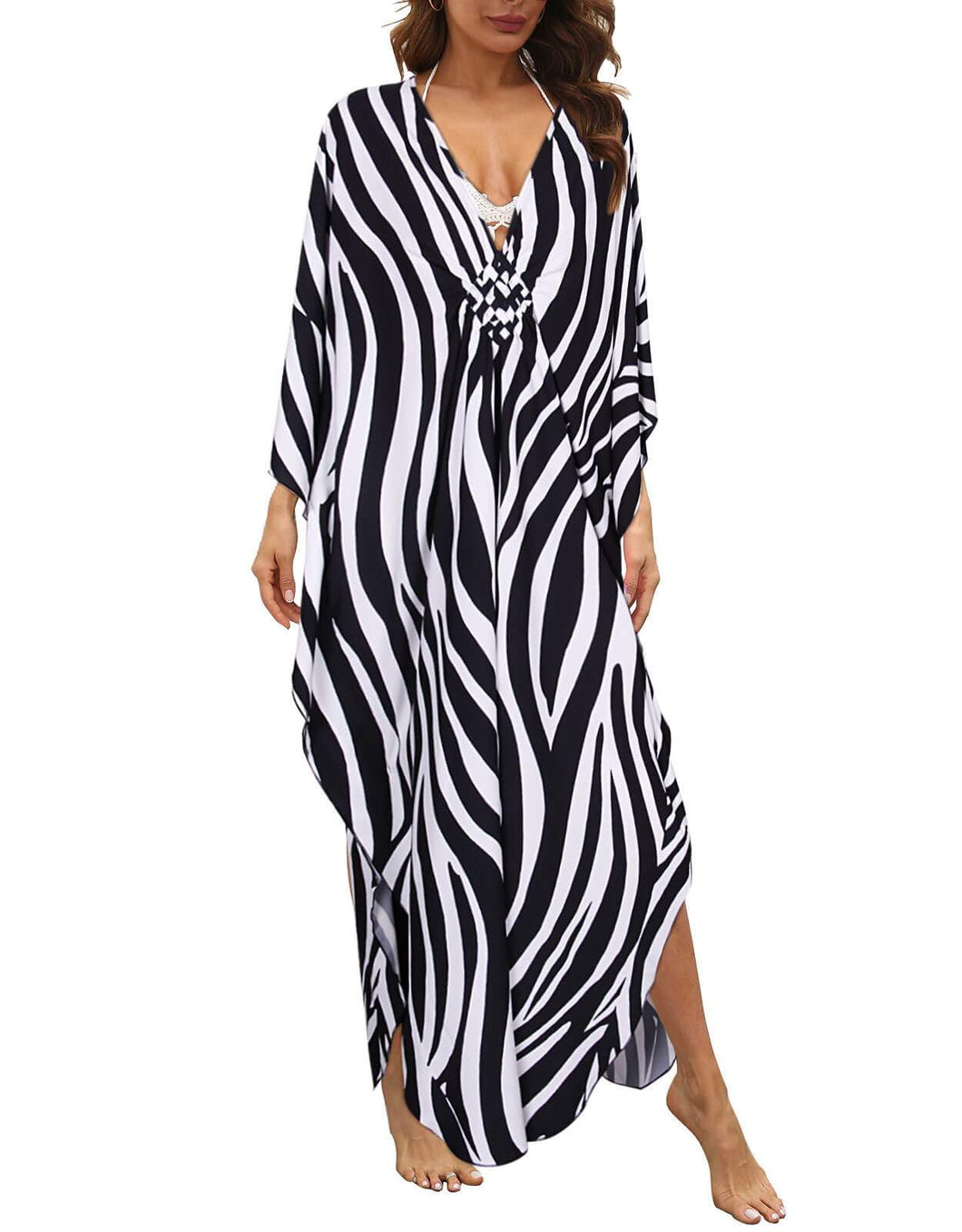 Zebra Stripes Beach Dresses