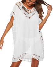 Load image into Gallery viewer, Crochet Beach Coverup Plus Size
