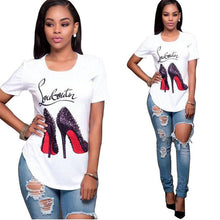 Load image into Gallery viewer, High Heels Graphic Print T-Shirt
