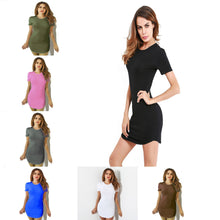 Load image into Gallery viewer, Simple T-Shirt Bodycon Dress
