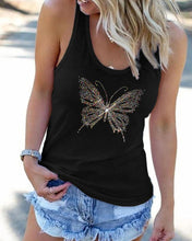 Load image into Gallery viewer, Basic Butterfly Print Tank Top
