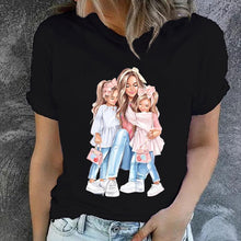 Load image into Gallery viewer, Super Mama And Girls Print T Shirt Mother&#39;s Day Gift
