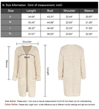 Load image into Gallery viewer, Chunky Popcorn Yarn Knit Open Front Cardigans
