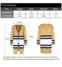 Load image into Gallery viewer, Striped Colorblock Cardigan Sweaters
