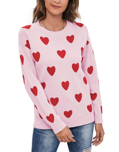Casual Heart Sweater