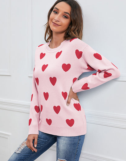 Casual Heart Sweater