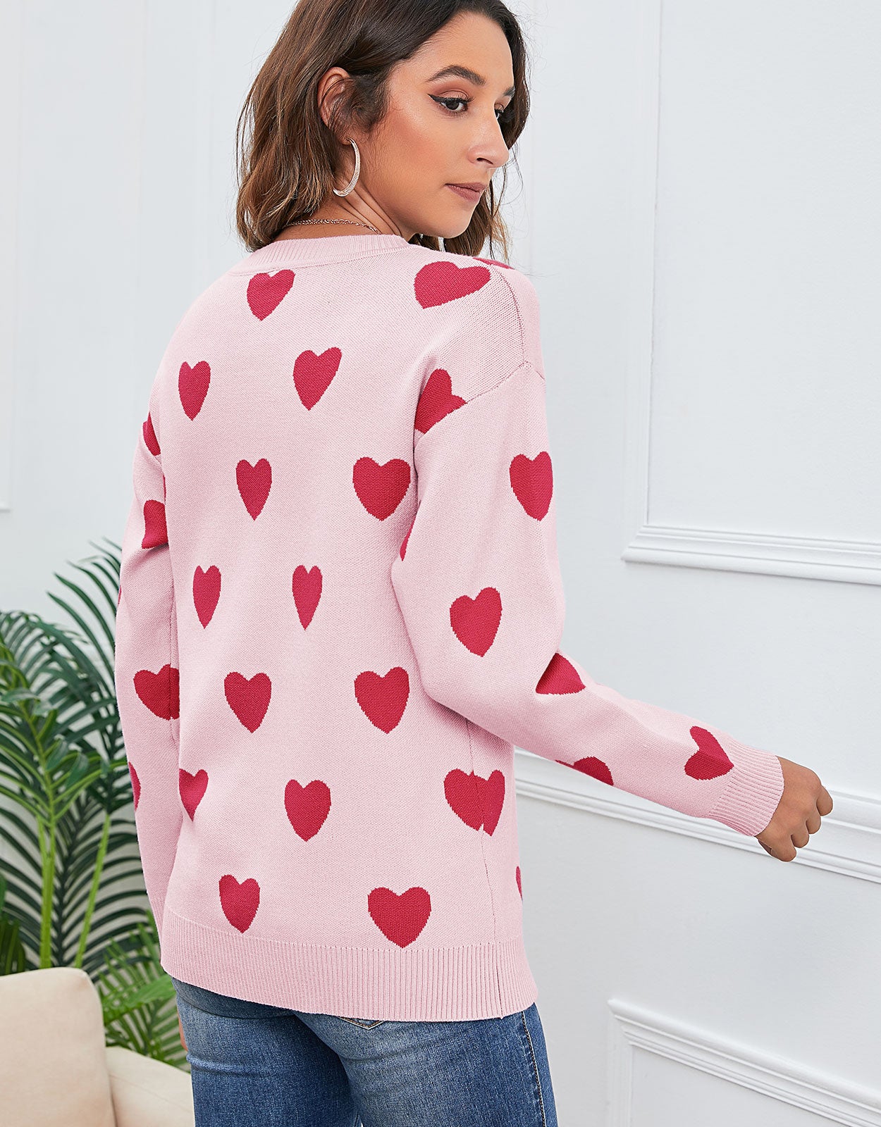 Casual Heart Sweater