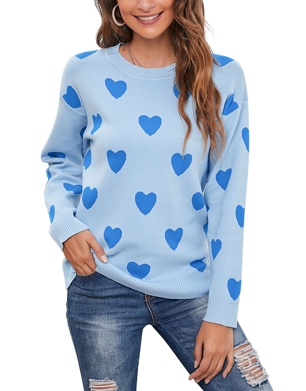 Casual Heart Sweater