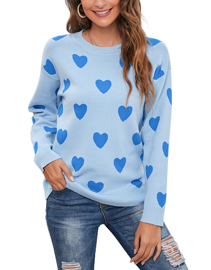 Casual Heart Sweater
