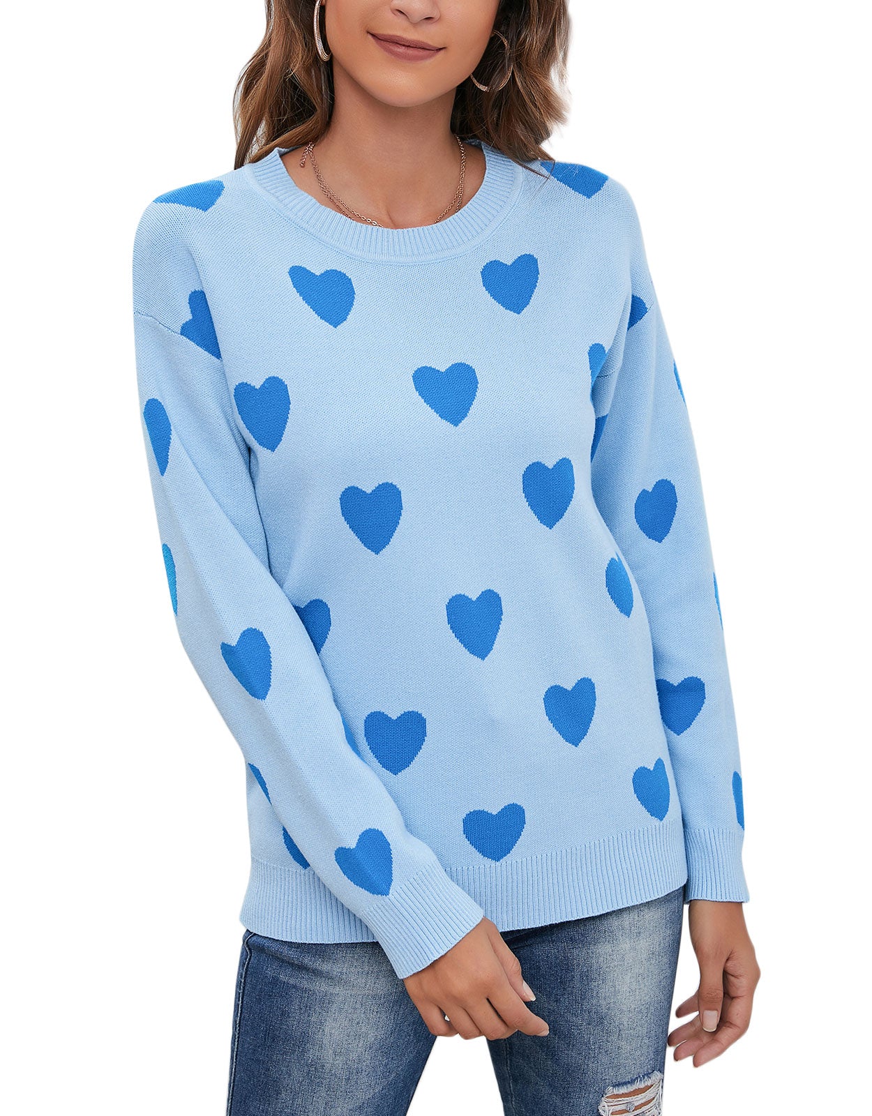 Casual Heart Sweater