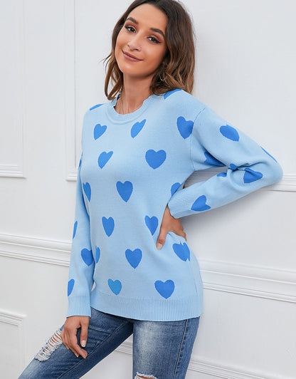 Casual Heart Sweater