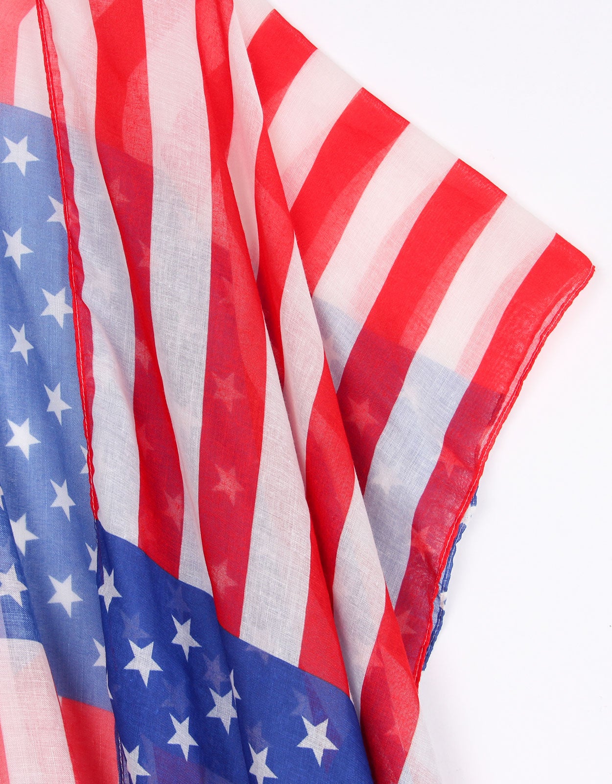 Flag Cardigan Swimsuit Kimono Cover-up