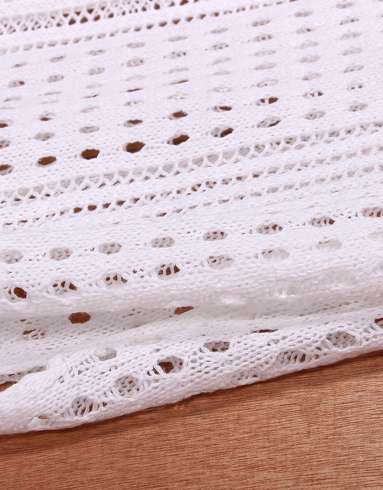 Women’s Summer Long Sleeve Mesh Knit Cover Up