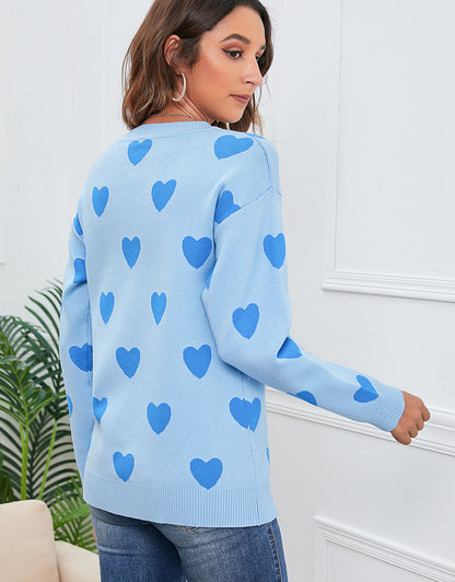 Casual Heart Sweater