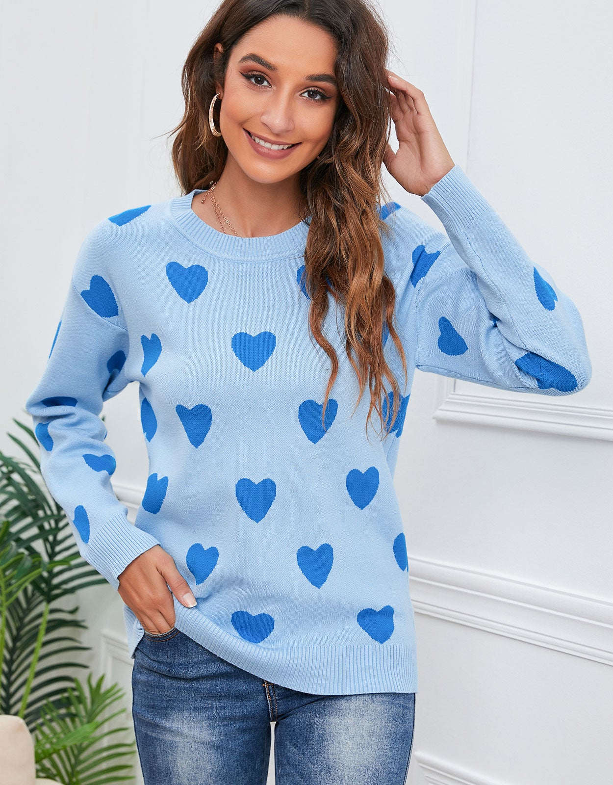 Casual Heart Sweater