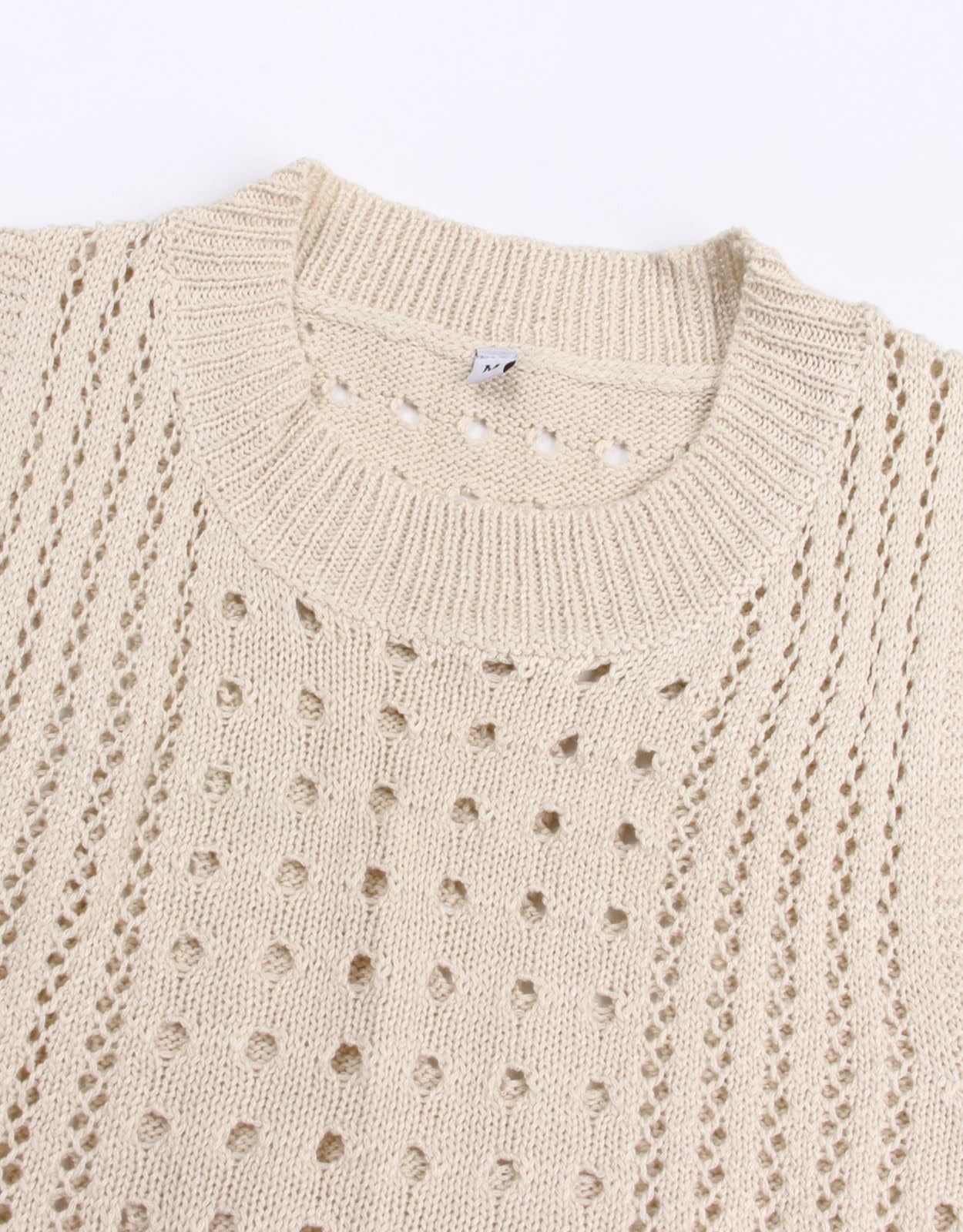 Women's Sleeveless  Side Slit Hollow Out Crochet Coverup Long Dress Cover Up