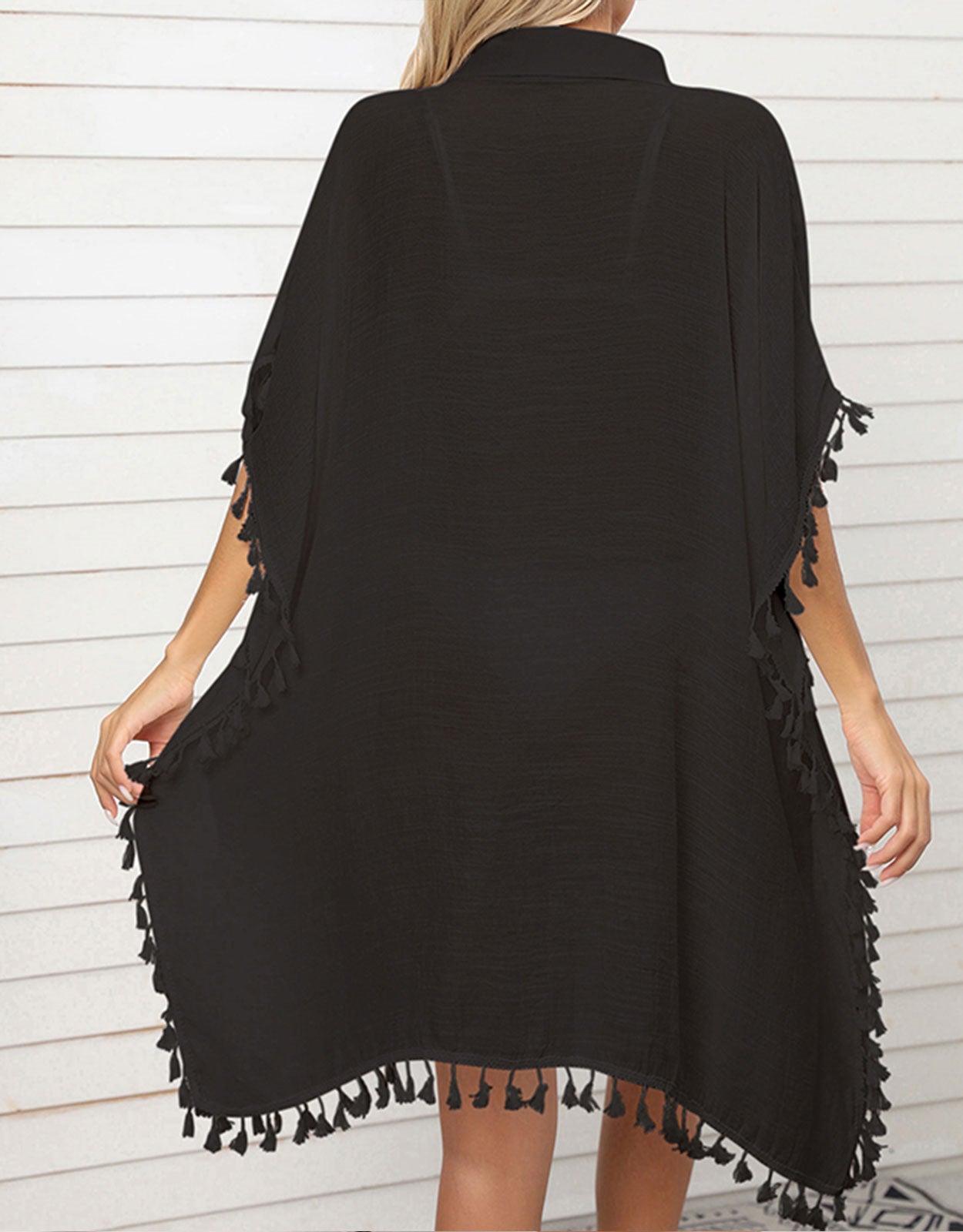 Women's Loose Linen Cardigan Cover Up