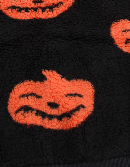 Halloween Thickened Cashmere Long Sleeve Evil Pumpkin Sweater