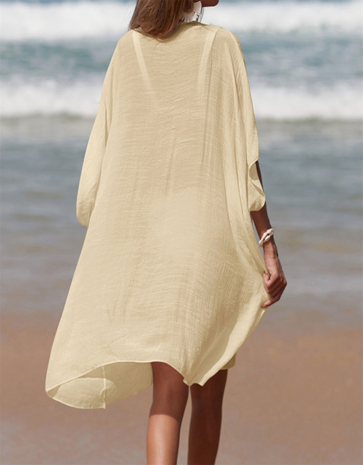 Women's loose sun-proof sexy beach cover-up