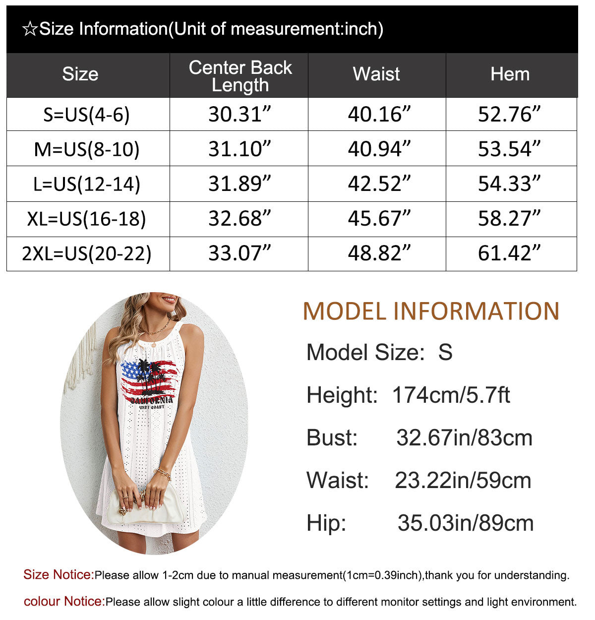 USA Flag Island Tank Top Lightweight Dress Cover Up
