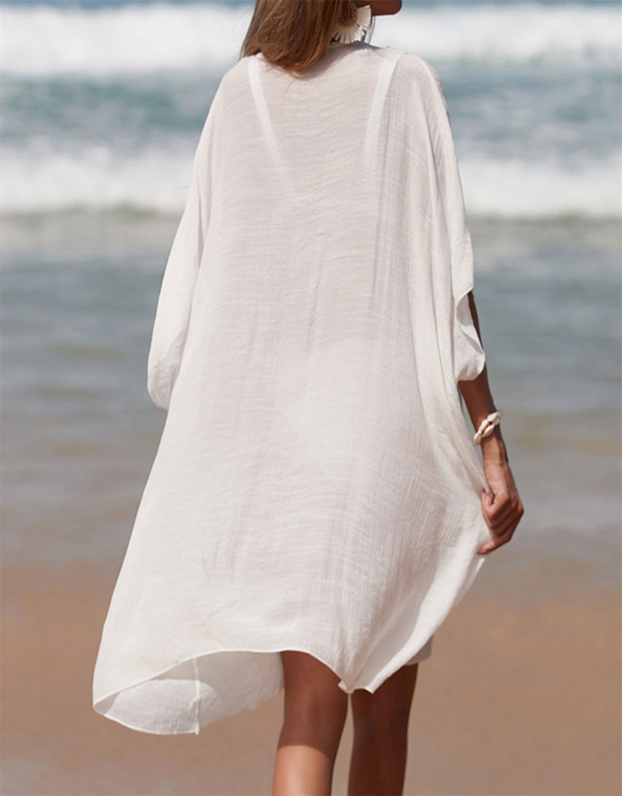 Women's loose sun-proof sexy beach cover-up