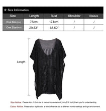 Load image into Gallery viewer, Plus Size See-through Crochet Beach Dresses
