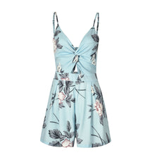 Load image into Gallery viewer, Sexy Floral Spaghetti Strap Dress Romper Jumpsuit
