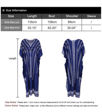 Load image into Gallery viewer, Stripe Print Plus Size Beach Coverup
