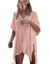 Load image into Gallery viewer, Crochet Sleeveless Bikini Beachwear Dresses
