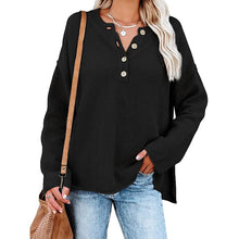 Load image into Gallery viewer, Waffle Knit Ribbed Sweater Pullover
