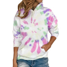 Load image into Gallery viewer, Tie Dye Print Hoodie Loose Casual Sweatshirt
