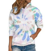 Load image into Gallery viewer, Tie Dye Print Hoodie Loose Casual Sweatshirt
